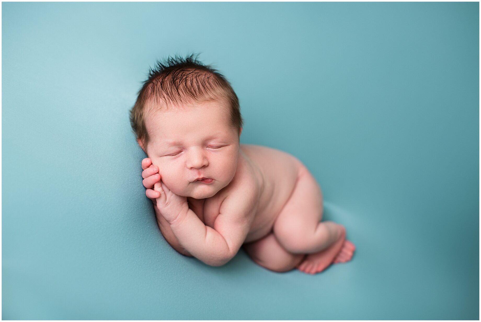 st Louis newborn photographer, perryville missouri newborn photographer, Jackson missouri newborn photographer, missouri newborn photographer, sleeping, baby, cute baby, ste. Genevieve newborn photographer, CAPE GIRARDEAU missouri newborn photographer, baby laying on side, peaceful, praying hands