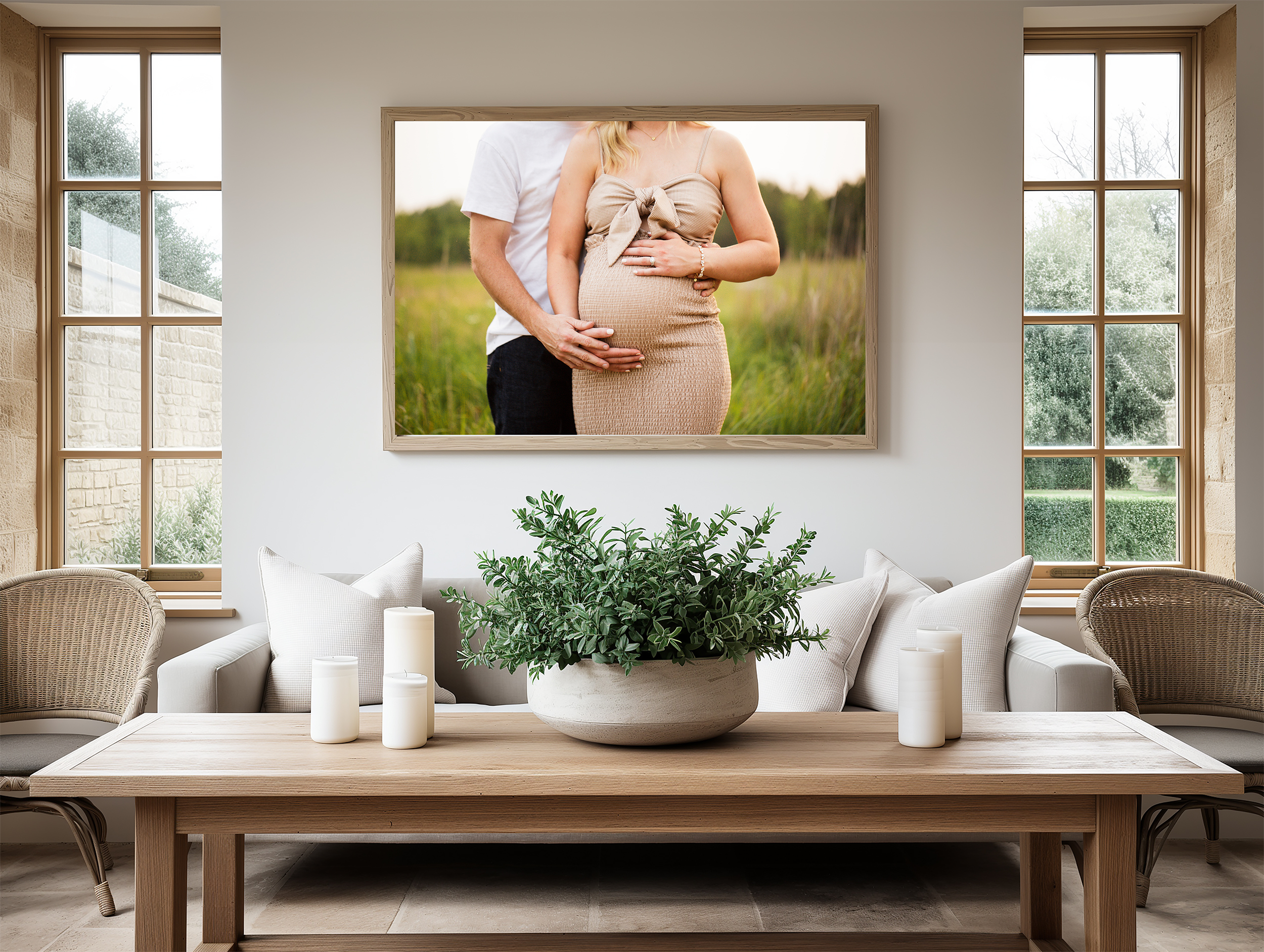 St. Louis newborn photographer, Cape Girardeau newborn photographer, Cape Girardeau maternity photographer, farmington Missouri Newborn photographer, living room, wall art, maternity photos, baby bump