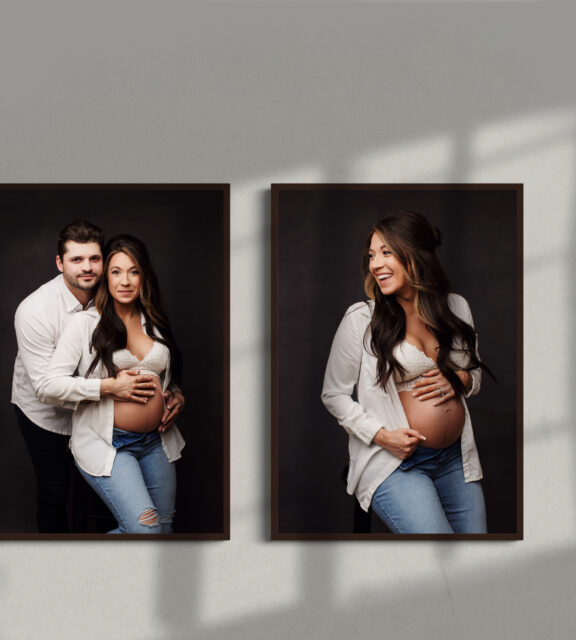 perryville newborn photographer, Cape Girardeau newborn photographer, maternity photographer, pictures on wall, mom, parenthood, motherhood, husband and wife